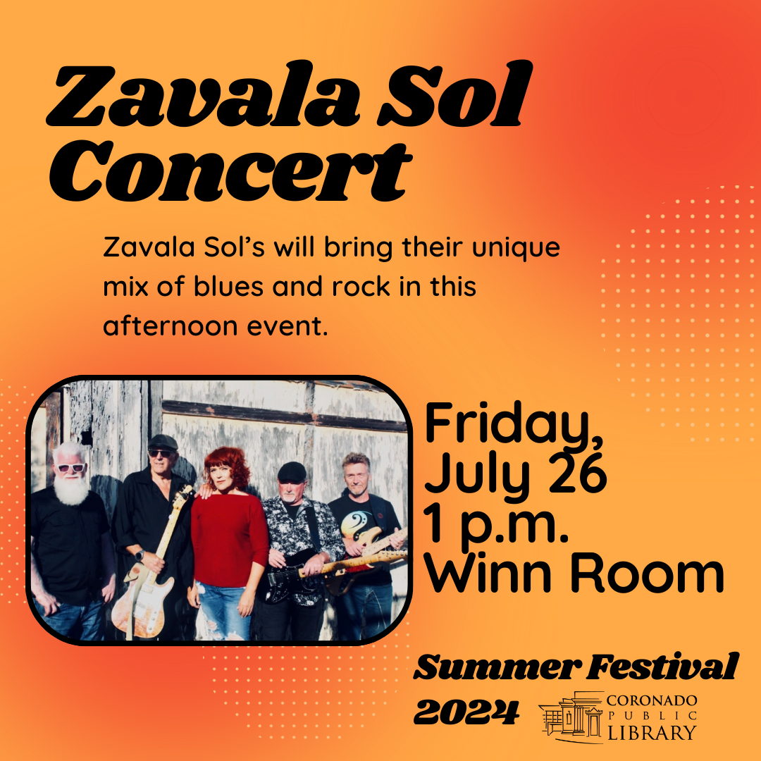 Summer Festival Concert Zavala Sol Coronado Visitor Center